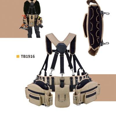 China Multifuction Heavy Duty Tool Bags Movan Large Tool Bag Customized Electrician's Comfort Combo Lift Tool Belt for sale