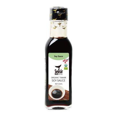 China Organic Food Products Gluten Free Tamari Soy Sauce 150ml Organic Soy Sauce Packets 150ml*24bottles/carton for sale