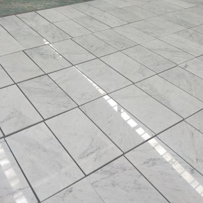 China Century Modern Mosaic Bianco Carrara White Marble Floor Tile 300*600 Bathroom Tile for sale