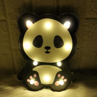 China New Design Panda Shape Light Children Animal Creative Panda Decoration Led Warm Night Light for sale