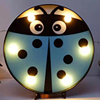 China PP+PS Halloween Kids Decorative Night Light Circular LED PP PS Table Pendant Lamp for sale