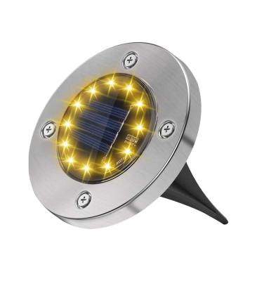 China Garden 4 12 LED Lawn Garden Landscape Waterproof LED Underground Light Solar Light for sale