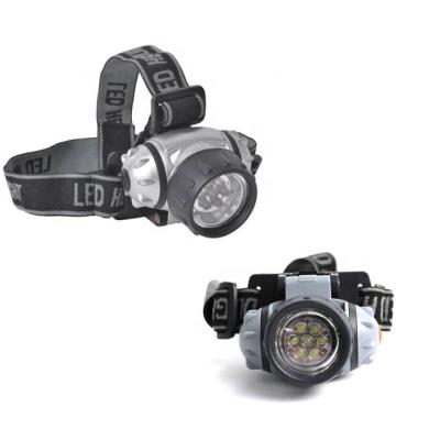 China Industrial Low Price Powerful 7LED Outdoor Camping Headlamp Night Climbing Fishing Headlamp for sale