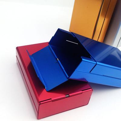 China Custom Aluminum Metal Cigarette Holder OEM Cigarette Box Package Cover for sale