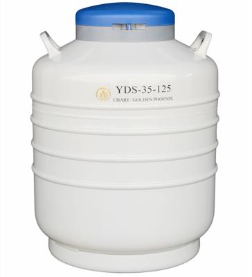 China Farms Big Mouth 125mm for 35L Lab Liquid Nitrogen Dewar Tank/Container/Flask for sale