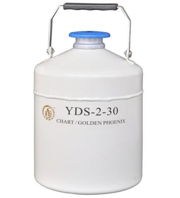 China YDS-2-30 Farms Storage Container 2L Liquid Nitrogen Dewar Tank/Container/Flask for sale