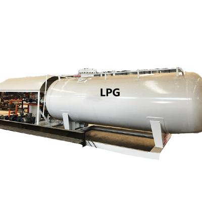 China LPG Skid Station LPG Gas Skid Stations With Full Set Valves And LPG Gas Tank for sale