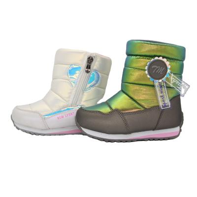 China Light Kids Winter Boys Girls Warm Shoes Waterproof Fashion Cool Kids Snow Boots Shoes for sale