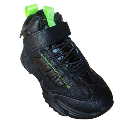 China Fashion trend kids black winter snow cotton warm outdoor shoes, non-slip shoes for boys and girls for sale