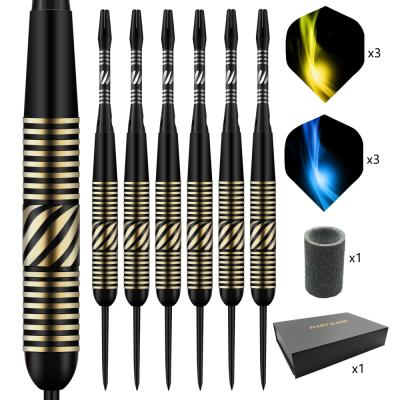 China Brass/Aluminum/PET GOODARTS 6 Pieces Darts Tungsten Set Customized High Quality Aluminum Steel Tip Brass Dart for sale