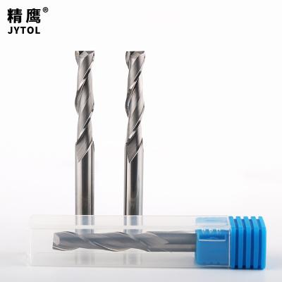 China Solid Wood End Mill 2 Flute Bits Solid Wood Router Bits 2 Flute Woodworking Router Bits Carbide CNC Milling Spiral Milling Cutter for sale