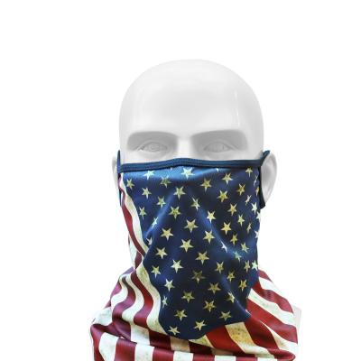 China Eco-Friendly Soft/Reusable Sports Mask New Promotion Material Multifunctional Magic Logo Cuff Tube Bandana Polyester Seamless Bandana Neck for sale