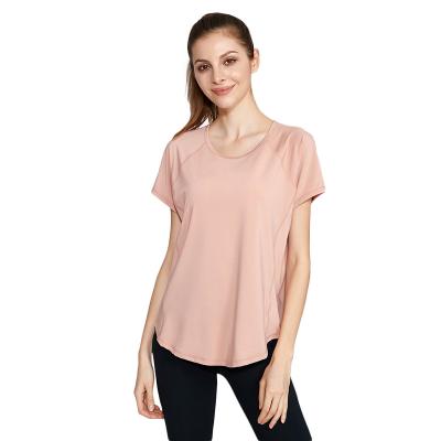 China Anti-Wrinkle OEM/ODM 55% Hemp 45%organic Cotton T-shirts Wholesale Rustic Color Women Hemp Clothing Short Sleeve Shirts for sale