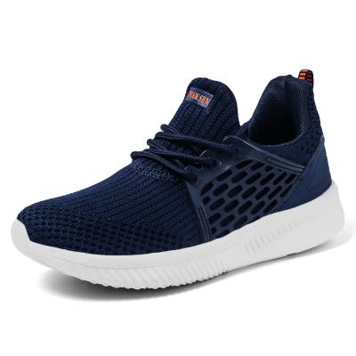 China Hot Selling Anti-Smell Kids Dark Blue Sneakers Walking Kids Mesh Breathable Sport Casual Shoes Girls Boys Outdoor Sports Shoes for sale