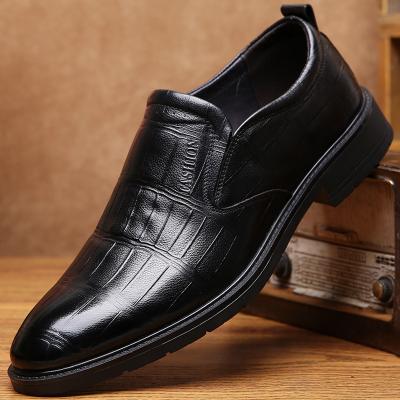 China High Quality Genuine Leather Men's UK Office Casual Business Casual Wear Breathable Stylish Shoes Suits Shoes for sale