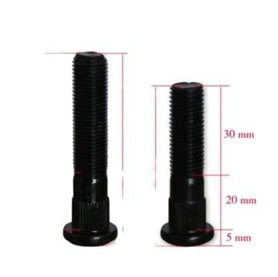 China Carbon Steel Steel Black Zinc Heavy Duty Wheel Hub Bolts for sale