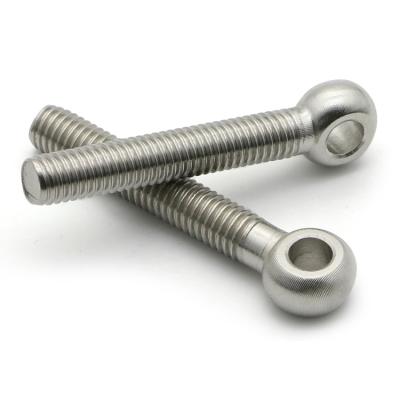 China DIN444 Stainless Steel Eye Bolt Lifting Flat Galvanized Eye Bolt With Pin for sale