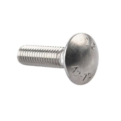 China Carriage Bolts Carbon Steel Dacromet Steel M11 DIN603 for sale