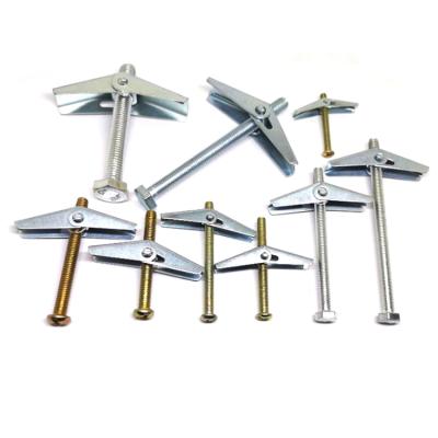 China Wood / Plastic / Rubber 1/8 Inch Zinc Galvanized Metal Steel Spring Bolt Toggle Anchor for sale