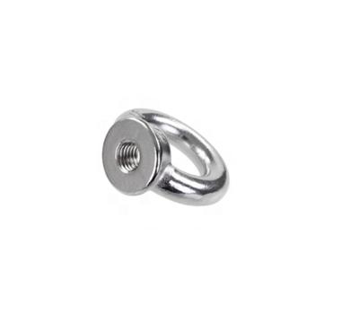 China Heavy Industry Stainless Steel DIN 582 Ring Nuts Anchor Ring Shape Oval Eye Threaded Lifting Nut for sale