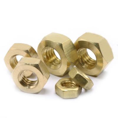 China GB6170 Heavy Industry Brass Hex Nuts Hex Brass Hex Nuts for sale