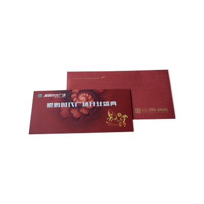 China Garment Zuoluo Original Design Custom Red Envelope Cards For Wedding Invitation for sale