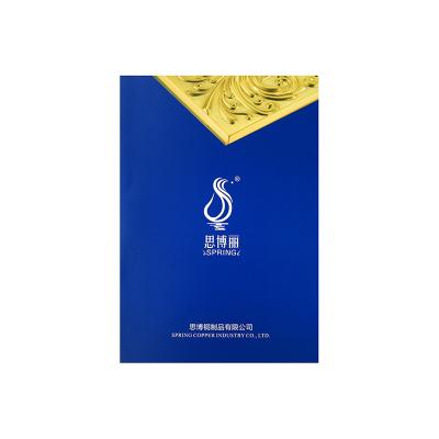 China Custom A4 Brochures Size Good Quality Office Paper Place Folders Or Folders For Event for sale