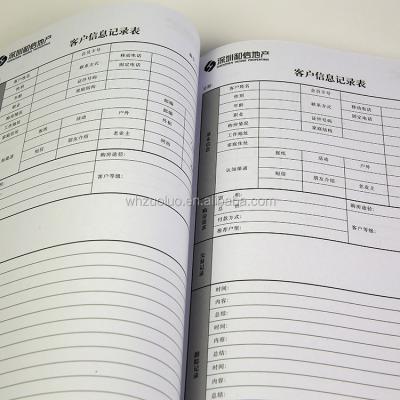 China Cheap Garment Zuoluo Factory Direct Sale Appointment Book Printing As Request for sale