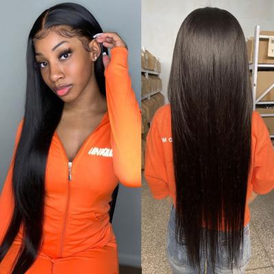 China Wholesale Water Wave Hair Wigs For Women Color 150% 180% Density Virgin Hair 360 Lace Frontal Wig Brazilian Full Hd Transparent for sale