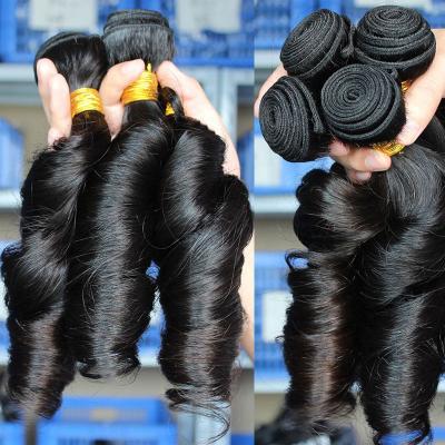 China Jerry Curl Wholesale Raw Cuticle Aligned Virgin Hair 100 Straight Brazilian Remy Human Hair Mink Hair 3 Bundles With Lace Frontal Closure for sale