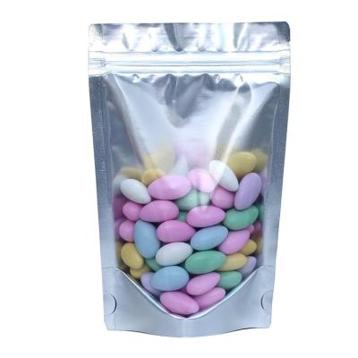 China OEM Recyclable Recycle Stand Up Storage Food Package Coffee Zip Lock Aluminum Foil Zipper Colored Plastic Ziplock Bag for sale