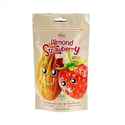 China Recyclable Custom Printed Pe Resealable Holder Up Zipper Pouch Aluminum Foil Plastic Dried Fruits Packaging Bag For Food for sale