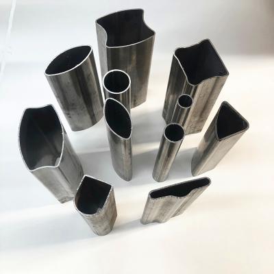 China Construcion Fair/Single-slot special shaped liquid pipe/elliptical/irregular/hexagon stainless steel pipe for sale