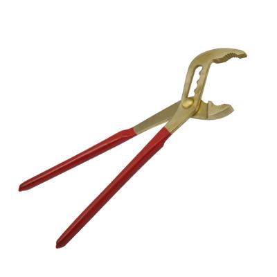 China 250mm 300mm Best Tool Beryllium Bronze Water Pump Explosion Proof Non-sparking Pliers for sale