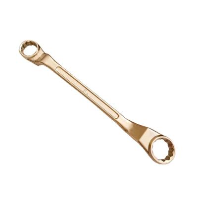 China 2021 Gas Stations Hot Selling Bronze Gas Stations Anti Spark Beryllium Double Ring End Wrench for sale