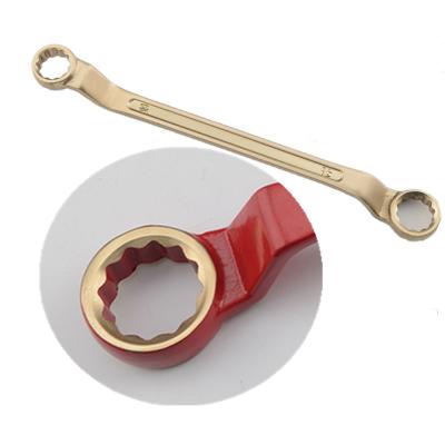 China Gas Stations Factory Manufacture CRV Steel Explosion Proof Double - End Box Wrench for sale