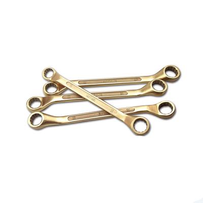 China Gas Stations 30*32mm Double Box End Wrench With Beryllium Copper Alloy Explosion Proof Hand Tools for sale