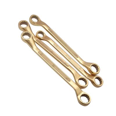 China Gas Stations 22*24mm Aluminum Bronze Beryllium Bronze Explosion Proof Double - End Box Wrench for sale