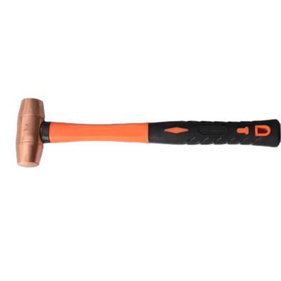 China Machinist Hammer China Factory High Quality Non-sparking Explosion Proof Drum Copper Hammer for sale