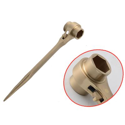 China Faster Non Sparking Brass Ratchet New Hand Cut for sale