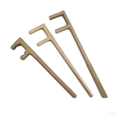 China Household repairing different types of tools alloy wrench non sparking tools for shape valve wrench safety tools wrench for sale