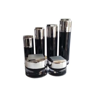 China Customized Wholesale New Personal Care Products Acrylic Empty Cosmetic Bottle Set for sale