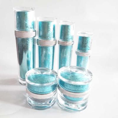 China High Quality Cheap Personal Care Empty Acrylic Round Cosmetic Jars And Bottles for sale