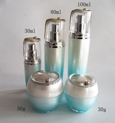 China Personal Care Factory Direct Sales Acrylic Lotion Bottle Face Cream Cosmetic Jar for sale