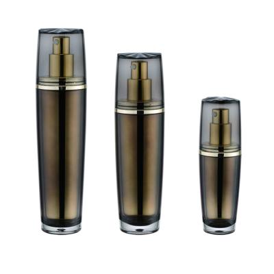 China Qunfang cosmetic cheap luxury acrylic shell packaging cosmitic lotion pump bottles for sale