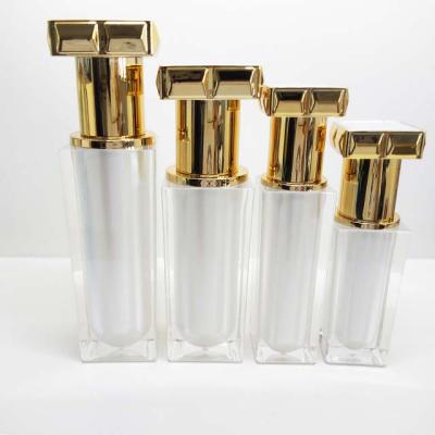 China Hot Sale Personal Care Cosmetic Packaging Luxury Thick Wall New Lotion Bottle for sale