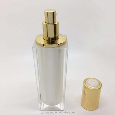 China High Quality Thick Square 30ml, 50ml, 100ml, 120ml Custom Acrylic Body Lotion Personal Care Wall Containers for sale