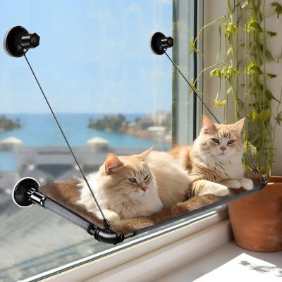 China Cats Cat Window Hammock Indoor Wall Seat Mounted Window Perch For Cat Capacity Of 10KGS for sale