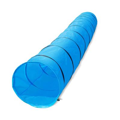 China Sustainable New Design Outdoor dog agility  training tunnel Foldable Pet Channel  Durable Tube for sale