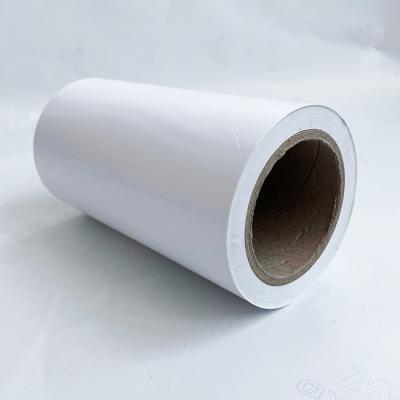 China HM1133 Modell Semi Glossy Adhesive beschriften Material mit Schmelzklebstoff-weißer Pergamin-Zwischenlage zu verkaufen